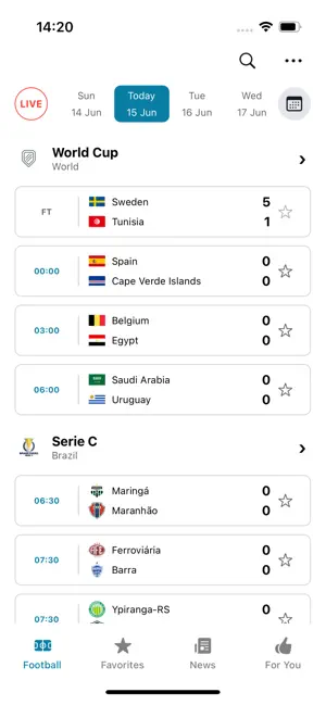 SiSi LiveScore screenshot 1