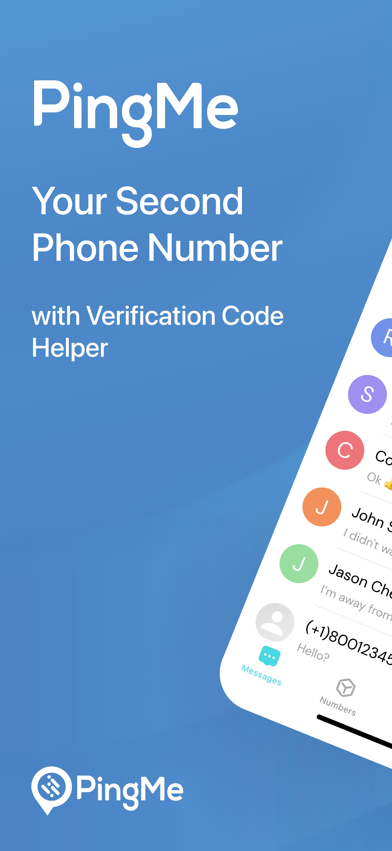 PingMe - Second Phone Number