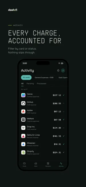 Dash.fi screenshot 2