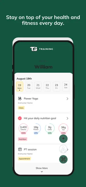 TG FIT Training App screenshot 2