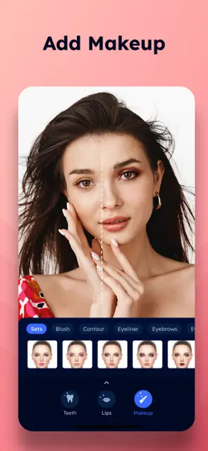 TeethWhitener: Makeup, Glow screenshot 2