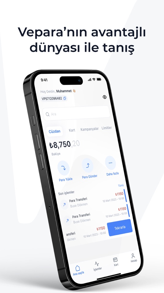 #2. Vepara | Dijital Cüzdan (iOS) By: vepara