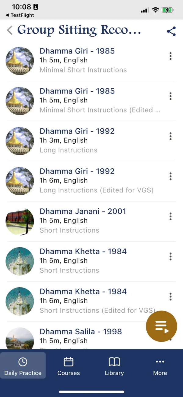 Screenshot #1 pour Dhamma.org