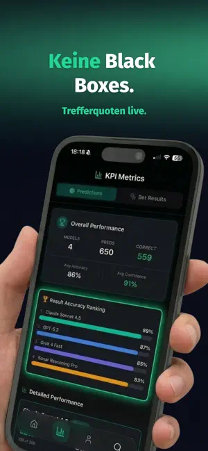 ScoreGPT: KI Fußball Scores iPhone screenshot 4