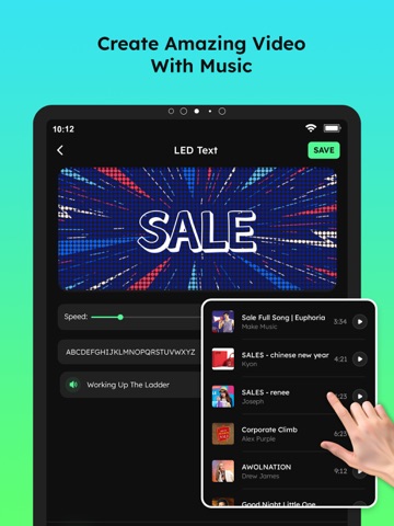 LED Board - LED Scroller iPad screenshot