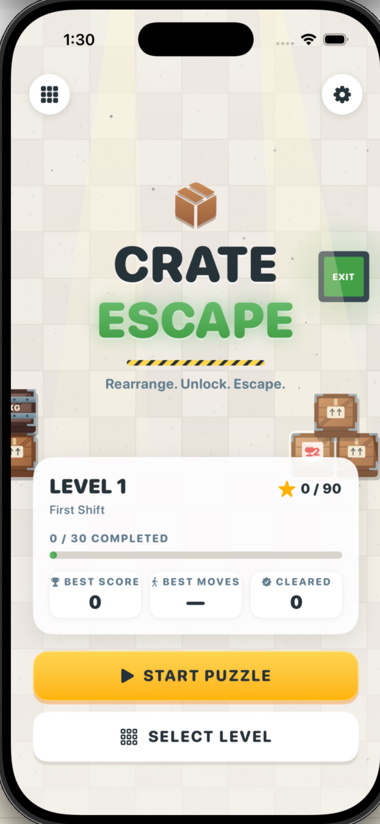 Screenshot 4 of Crate Escape: Push Puzzle