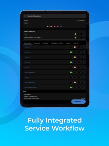 DealerCenter iPad screenshot