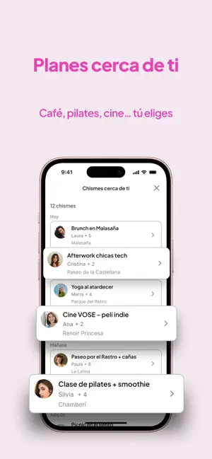 Chisme - Planes entre mujeres iPhone screenshot 2