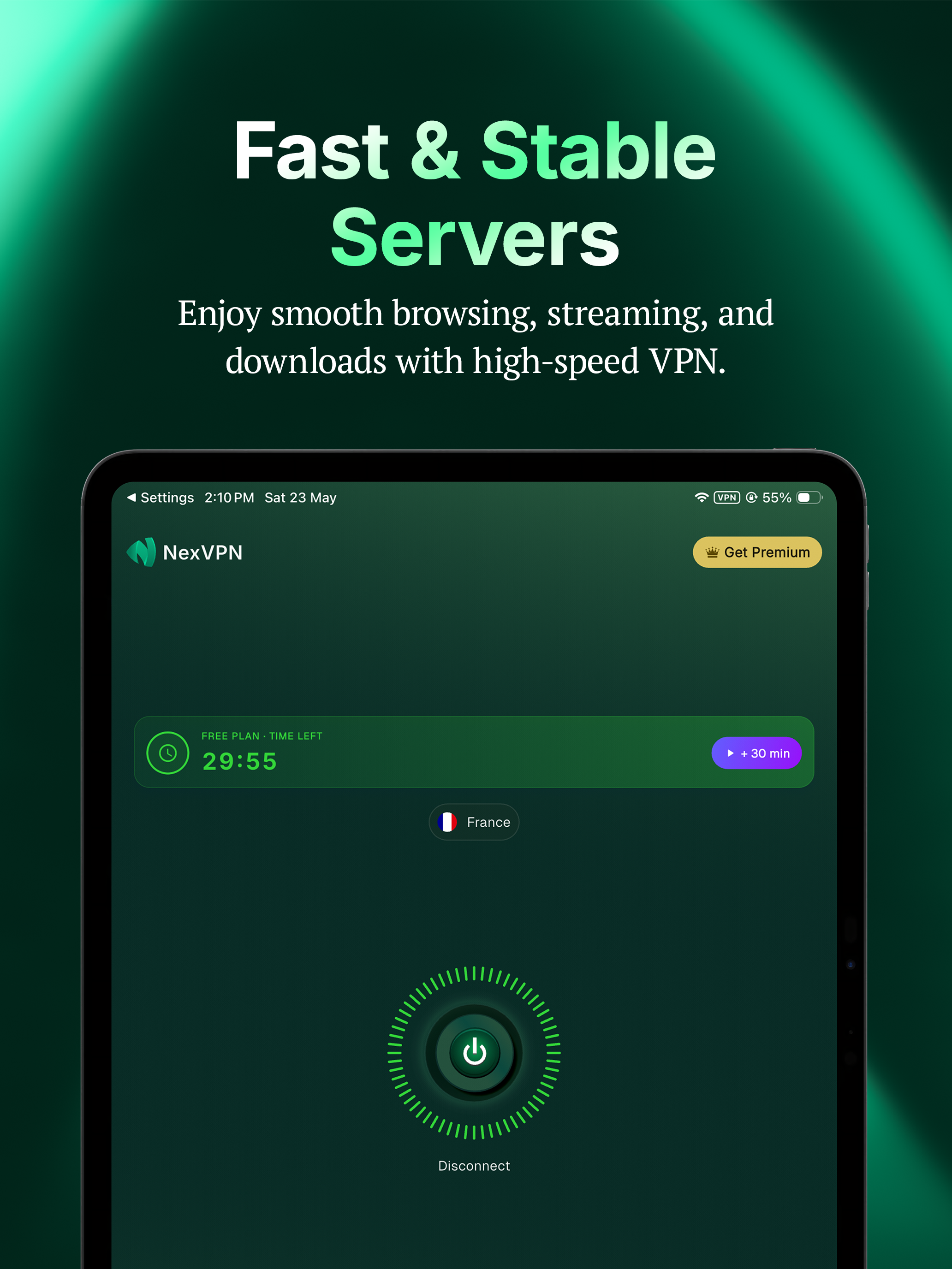 NexVPN: Fast & Private VPN