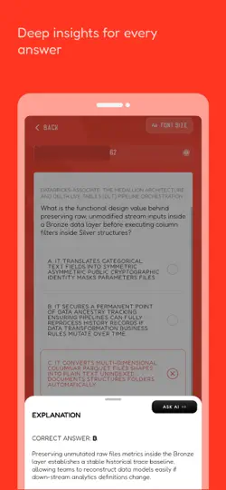Databricks Exam Prep: With AI iPhone Screenshot 4