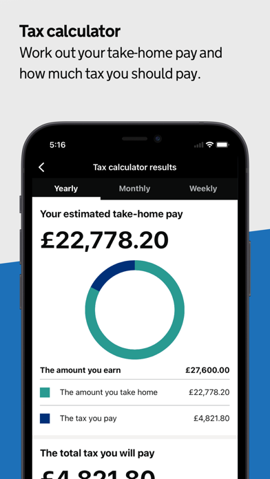 HMRC iPhone screenshot 6 - Finance app