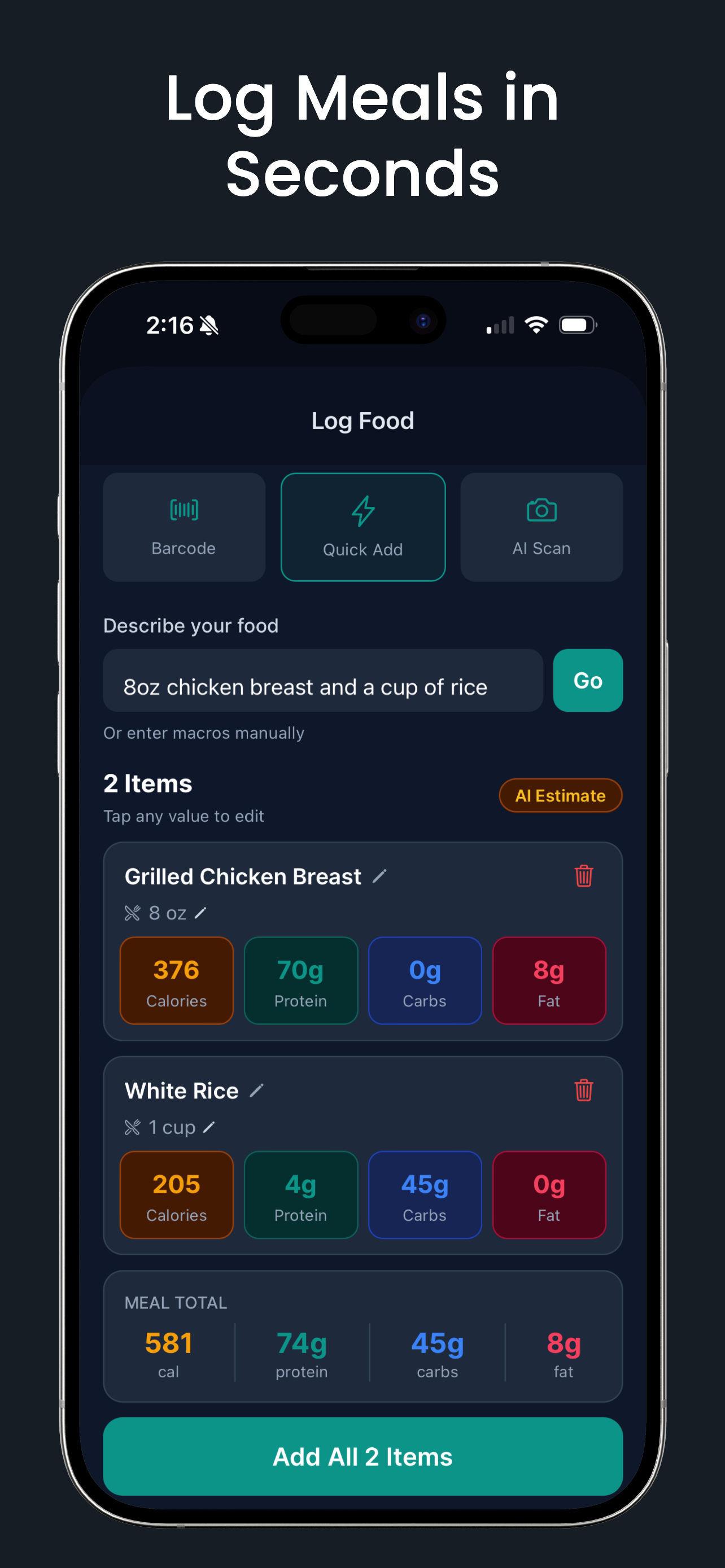 Staq: Macro & Workout Tracker