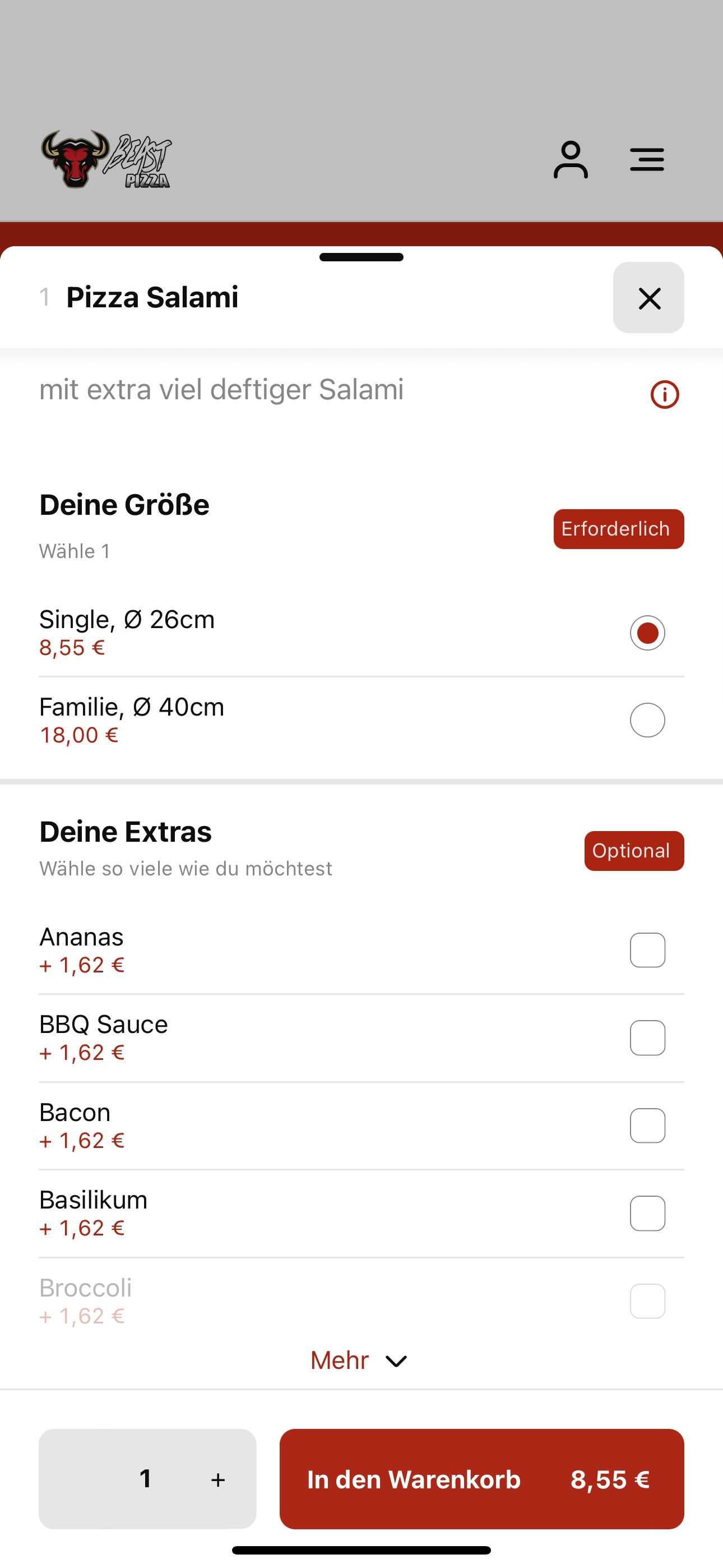 Beast Pizza Lengede