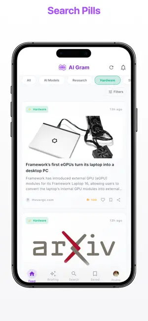 AIgram - AI News, Summarized screenshot 2