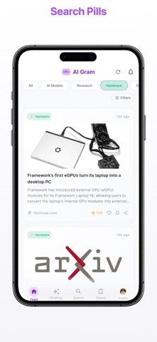 AIgram - AI News, Summarized Screenshot 2 of 5