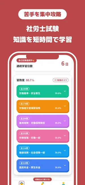 おぼエル 社労士の勉強 screenshot 3