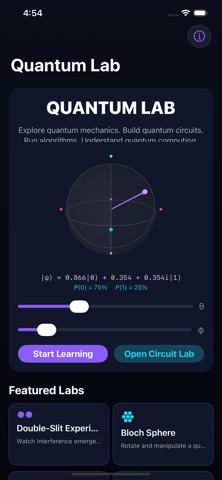 Quantum Lab - Learn & Build Screenshot 1 of 8
