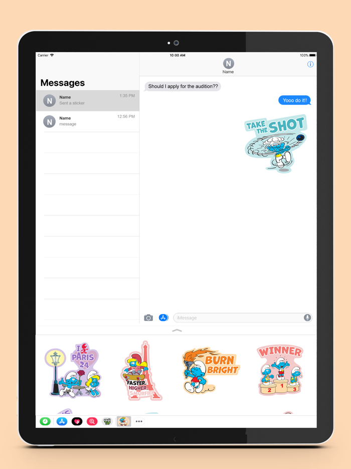 The Smurfs Paris Games 2024