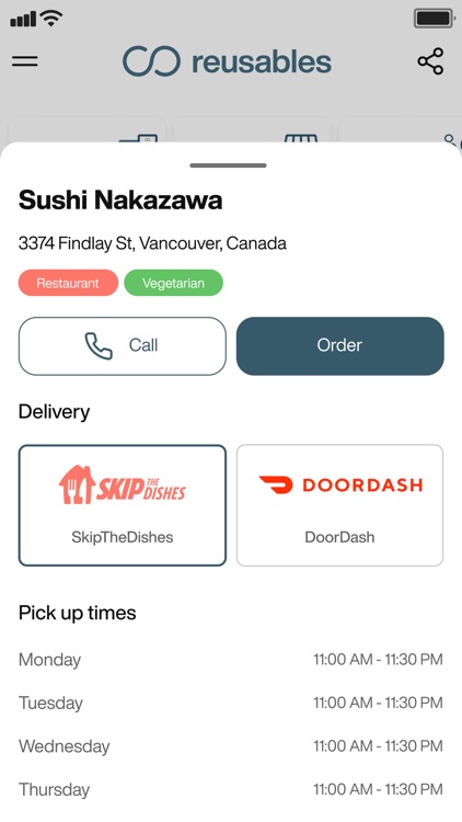 Reusables: Borrow & Return