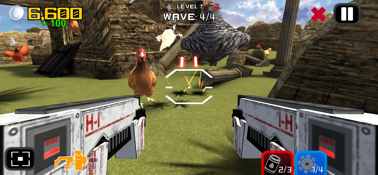 Screenshot #3 pour Cluck Shot: Chicken War FPS