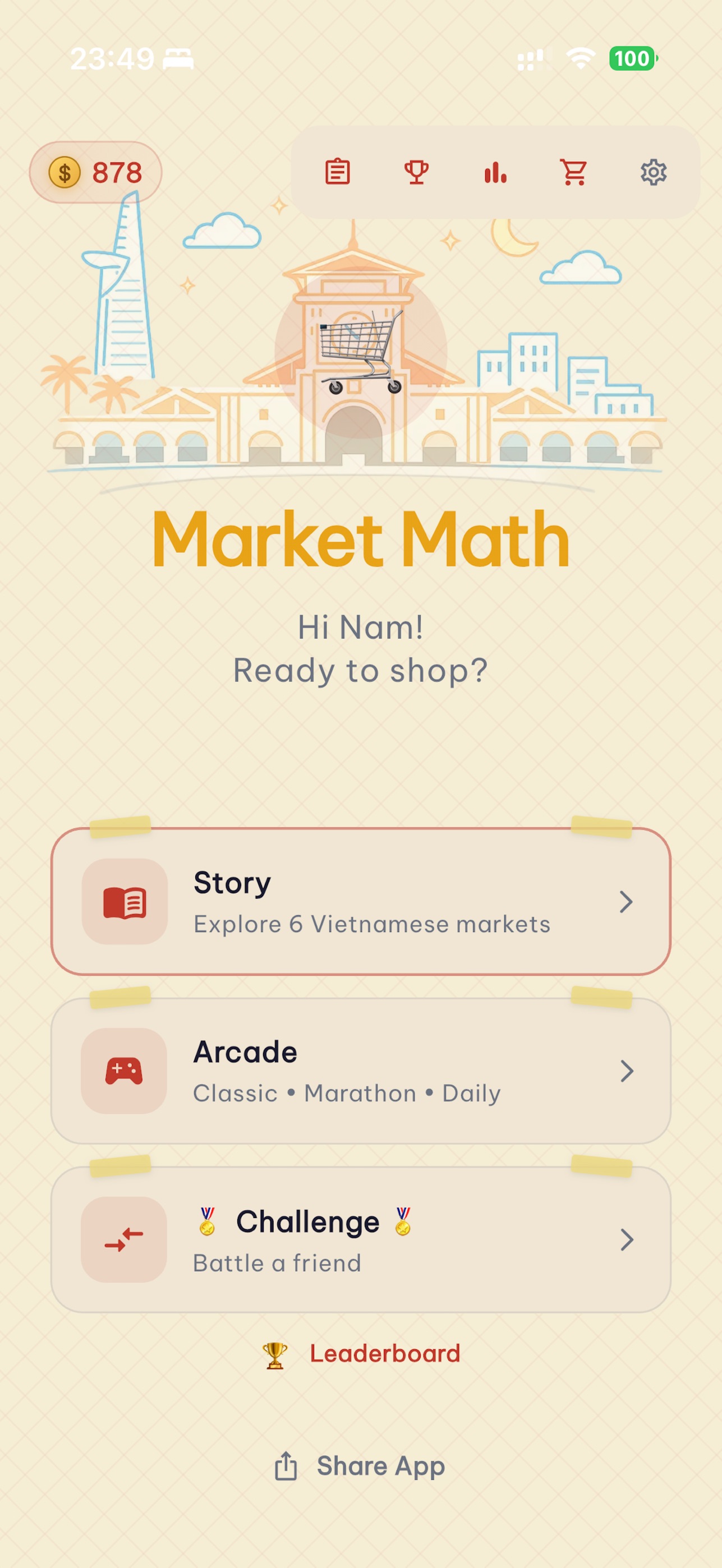 Screenshot 1 of Market Math: Mental Calc