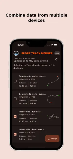 Sport Track Merger screenshot 3