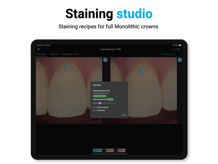 Colorisse Formules de teintes