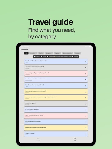 hoko - Korea Travel essential iPad screenshot