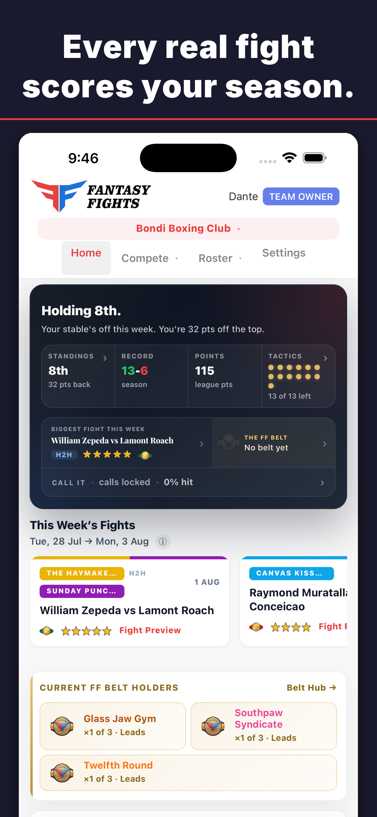Fantasy Fights: Fantasy Boxing screenshot 2