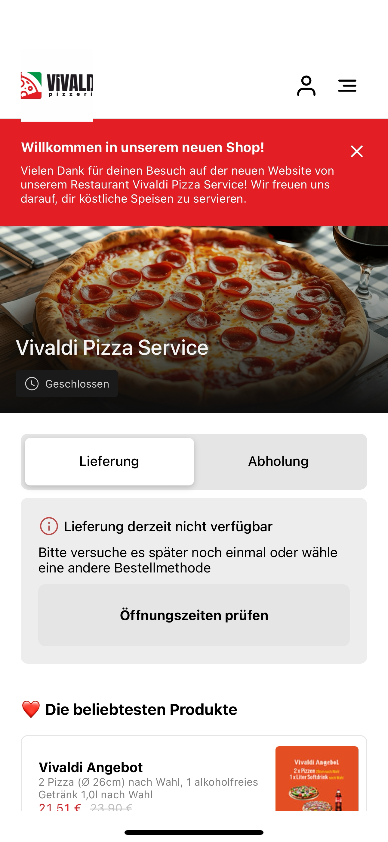 Vivaldi Pizza Service