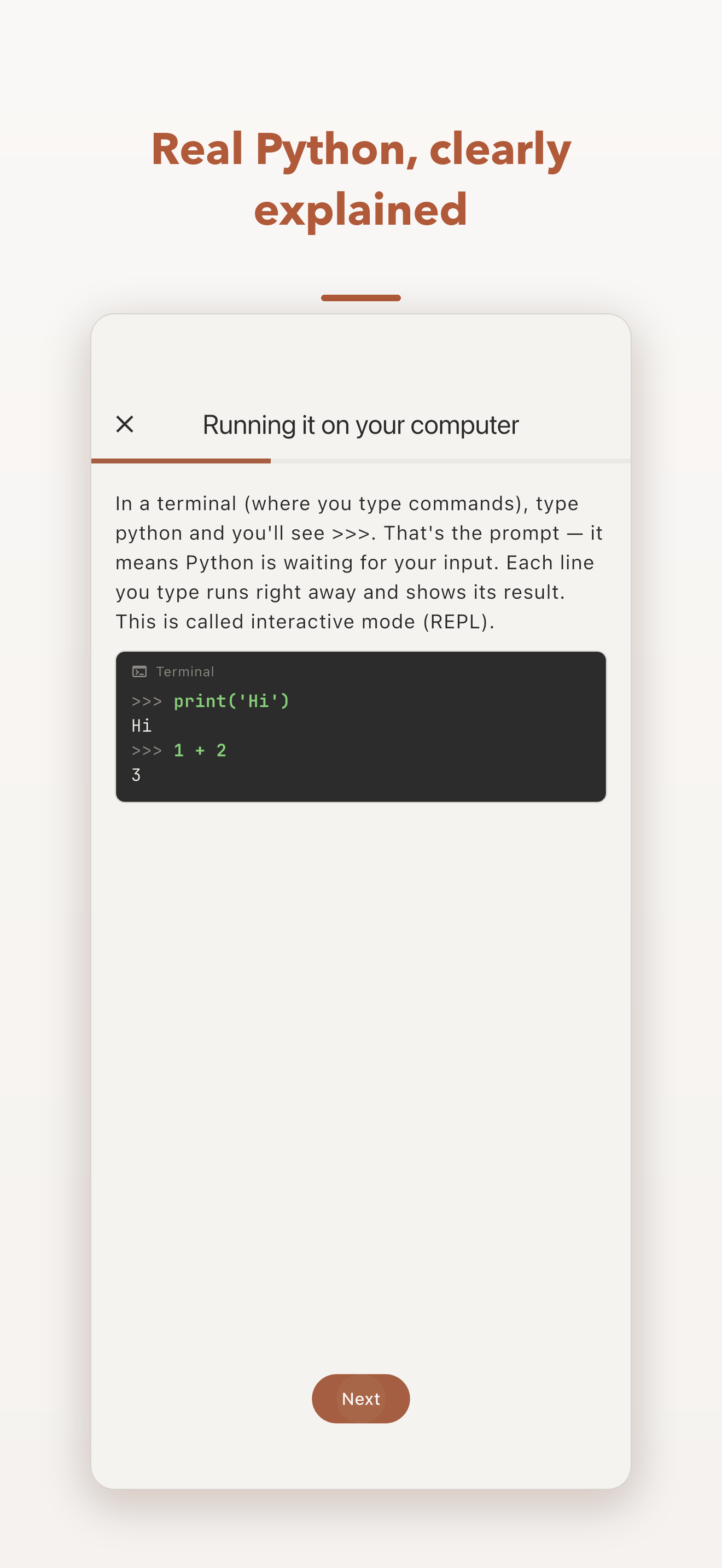 Python, Step by Step screenshot 4