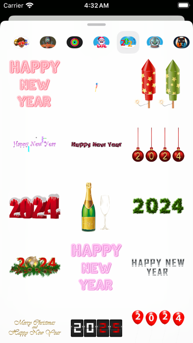 Happy New Year Stickers 2025! Screenshot