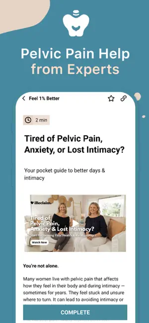 iReclaim Pelvic Health screenshot 4