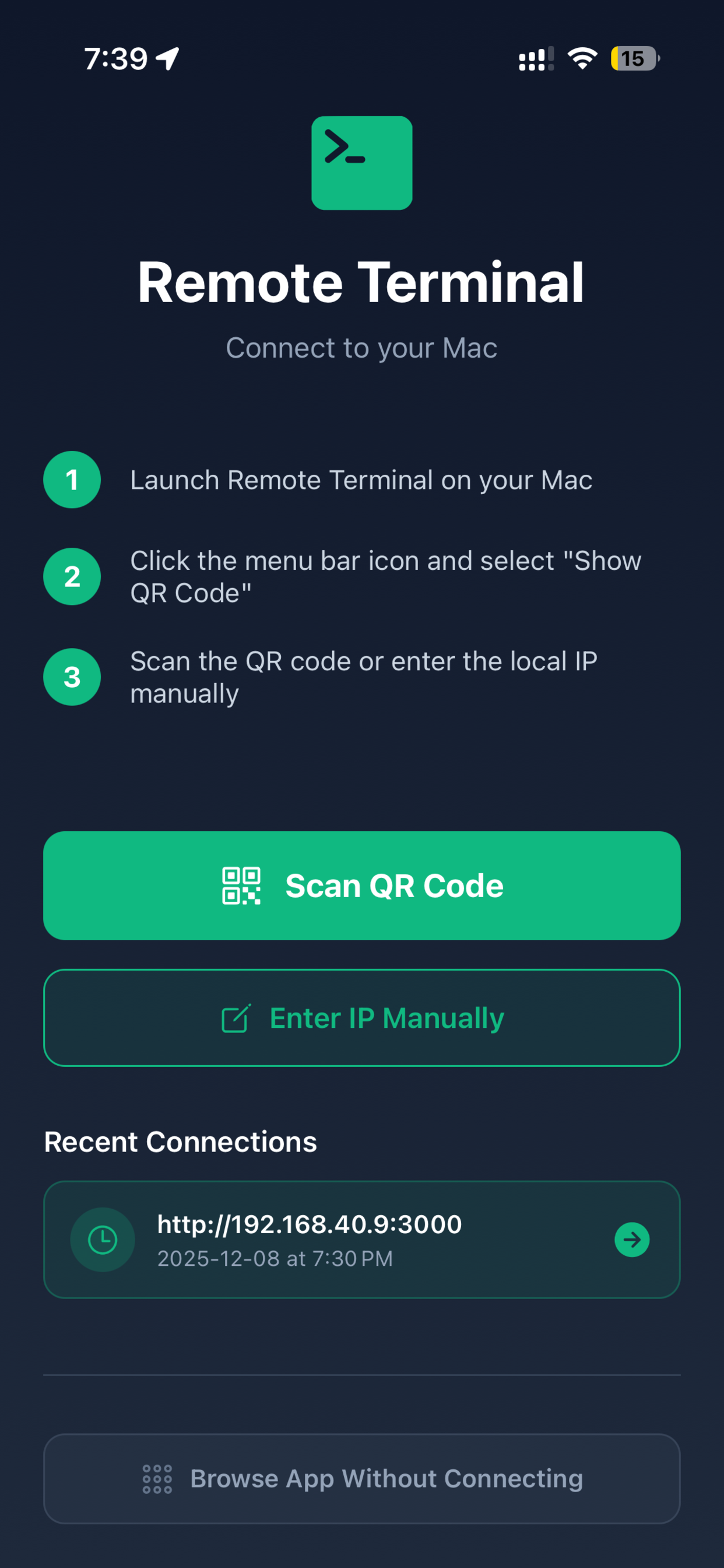 Remote Terminal Companion