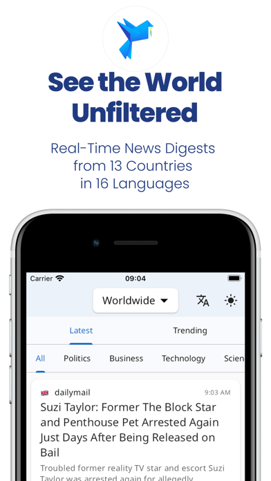 UniFeed News Screenshot