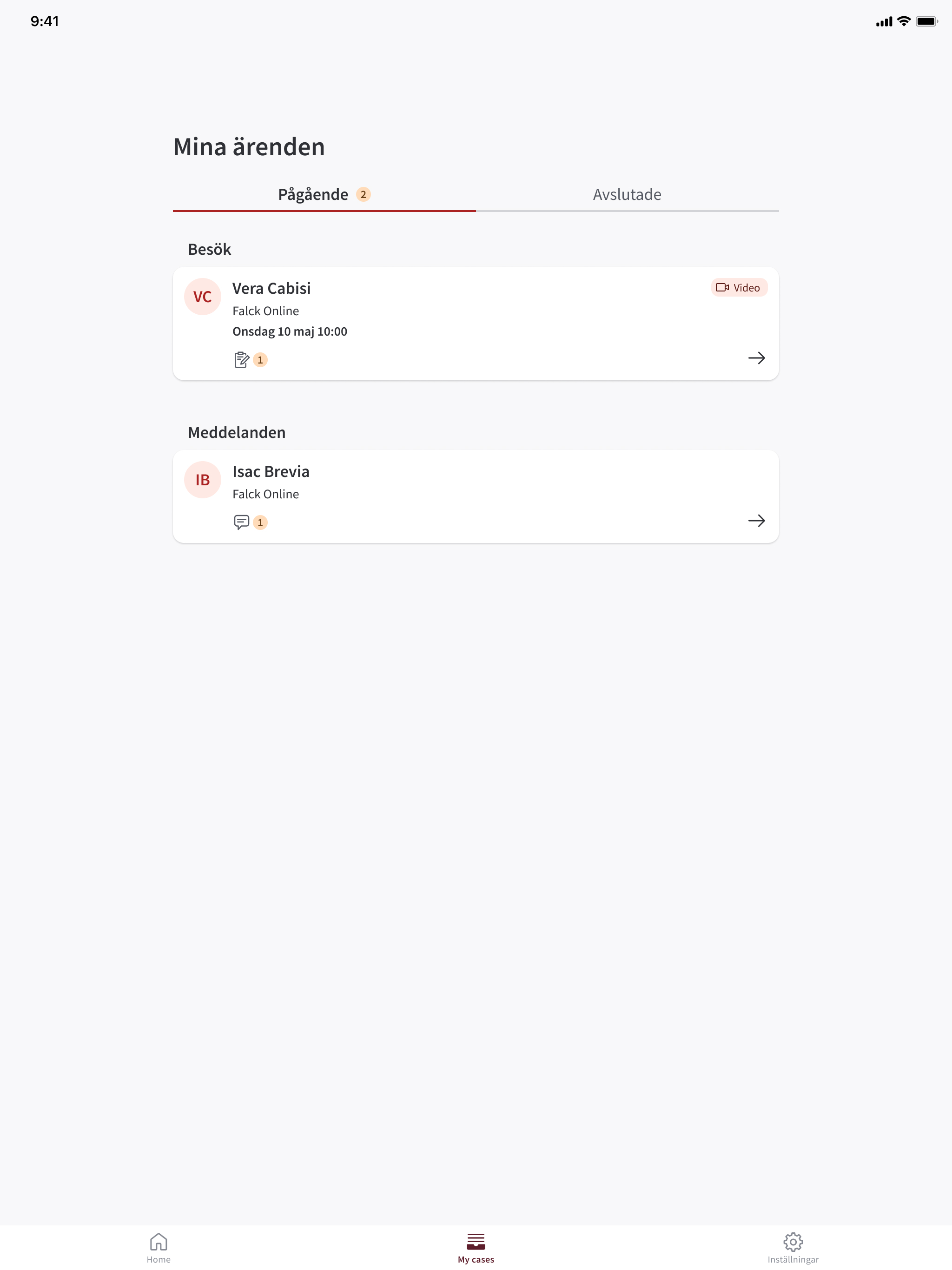 Falck Online screenshot 8