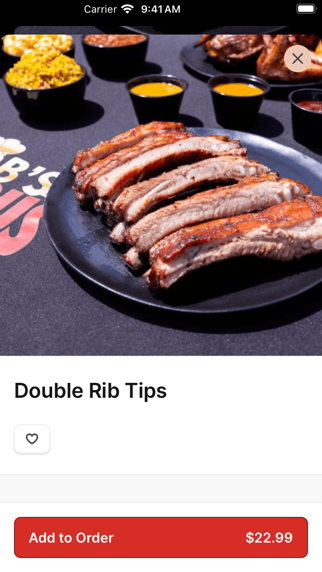 Bob's Famous BBQ iPhone screenshot 3 - Food & Drink app