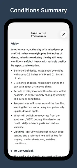 OpenSnow screenshot 7