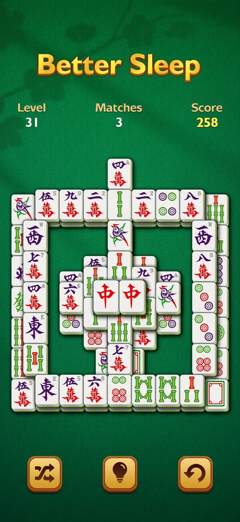 Vigor Mahjong - The app offers a tranquil atmosphere for unwinding, providing a stress-free experience with its no-timer approach and serene visuals.