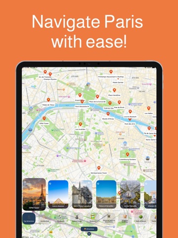 Paris Travel Guide . iPad screenshot