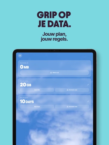 Firsty: Jouw wereldwijde eSIM iPad screenshot 5
