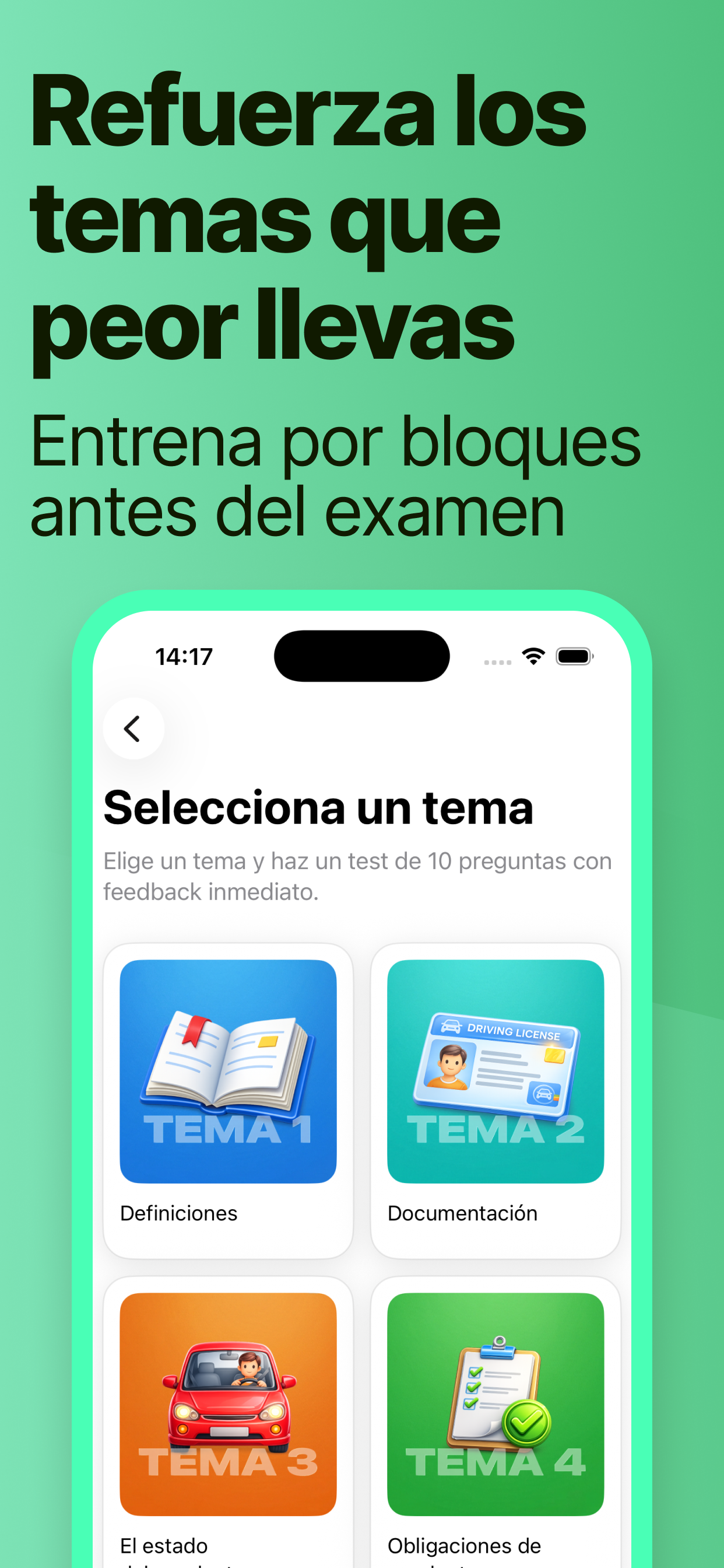 Test Autoescuela DGT: TeoriGO