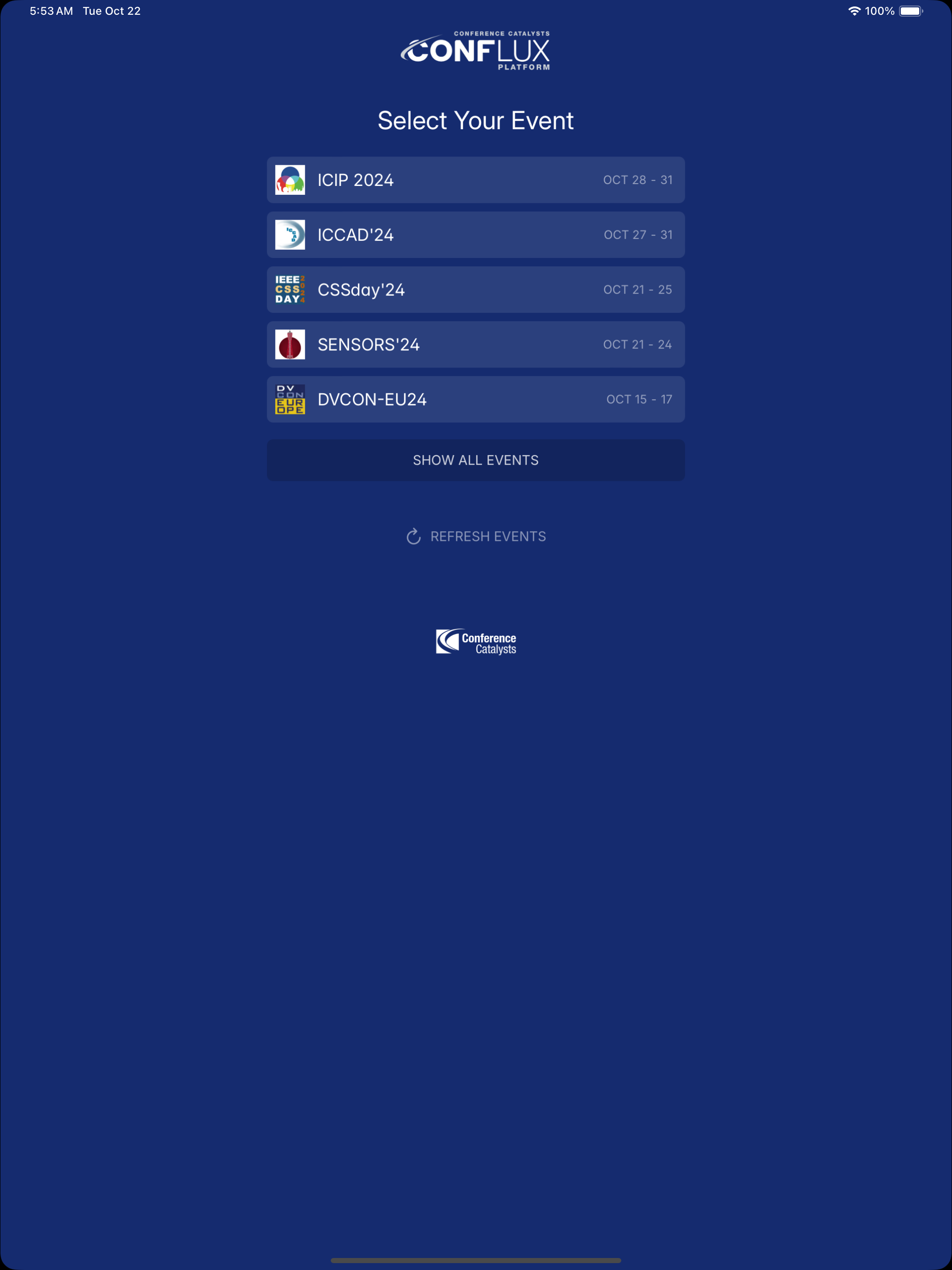 CONFlux Event App