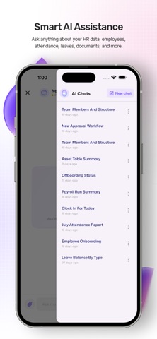 Mai HRMS screenshot