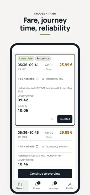 Bahnsparer: Save Time & Money screenshot 3