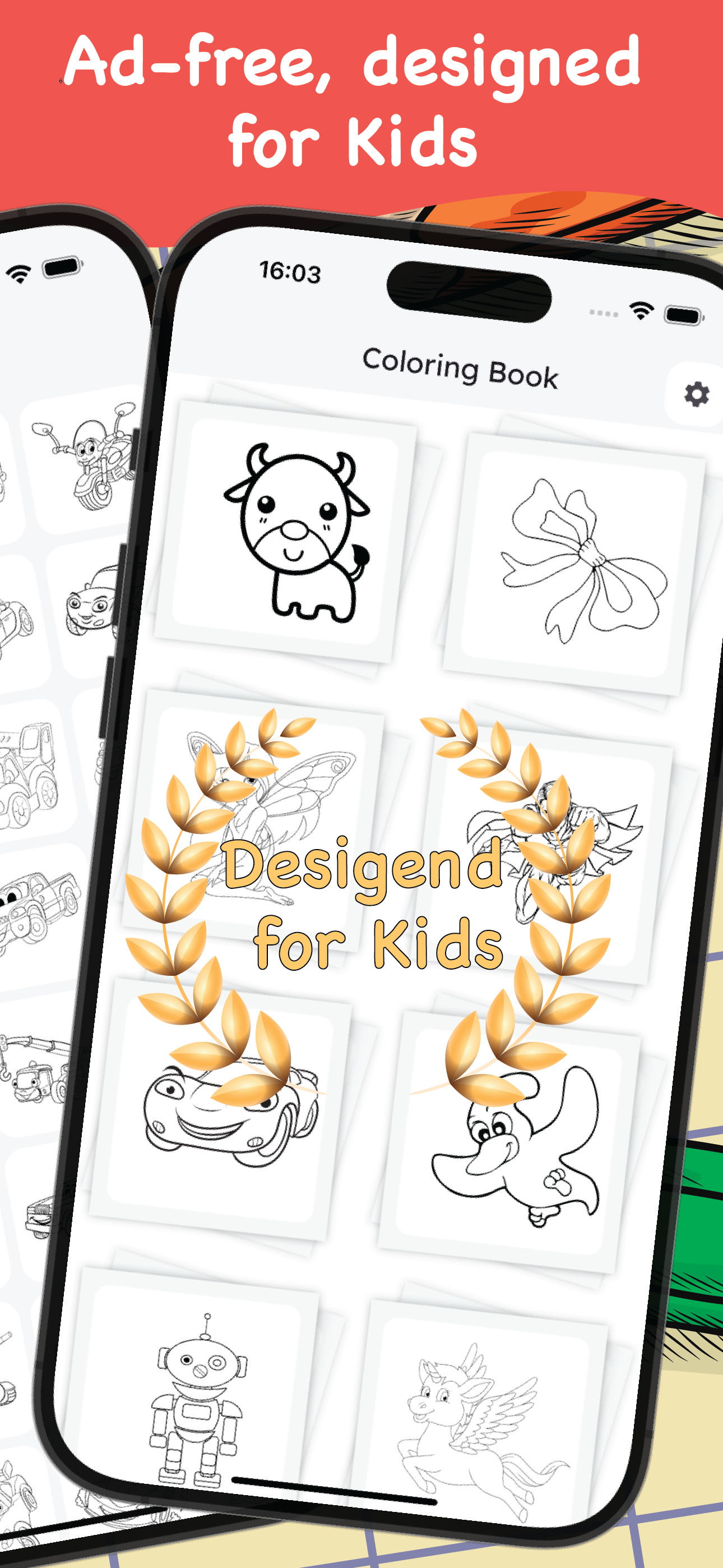 Coloring Book for Kids 1-5!