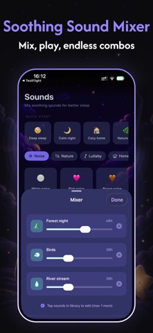 Baby Nap Tracker: Hushed Sleep iPhone screenshot