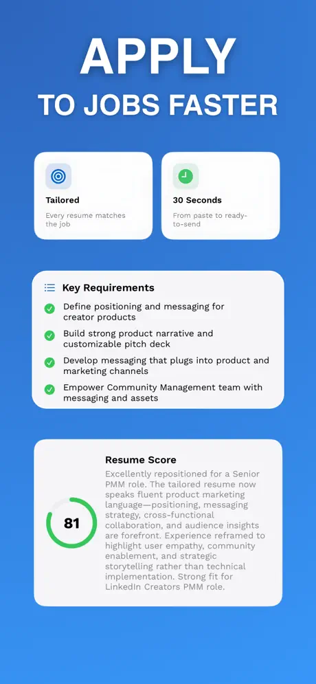 Resume Builder AI Pro AI 简历应用截图