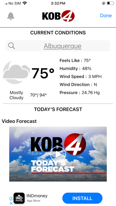 KOB 4 Albuquerque, New Mexico Screenshot