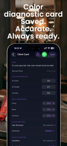Color Master Pro Hair Formulas screenshot